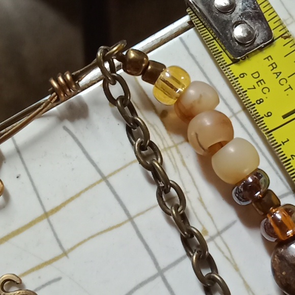 Multi Beaded Necklace #A320 - Picture 14 of 14